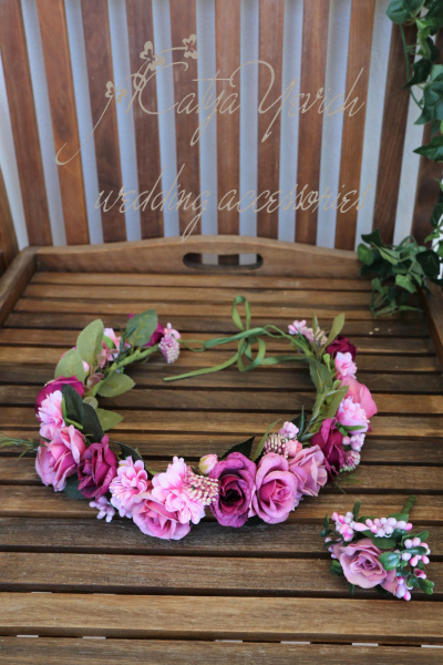 Floral headband Hair jewellery WH-09